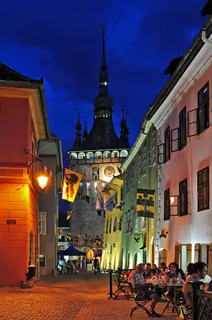 The Clock Tower at night