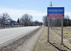 Looking south on County Road 23