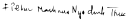 Ngô Đình Thục's signature