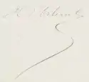 Henri d'Orléans's signature