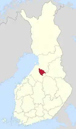 Location of Siikalatva in Finland