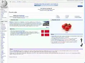 The Main Page of the Polish Wikipedia (06.12.2009).