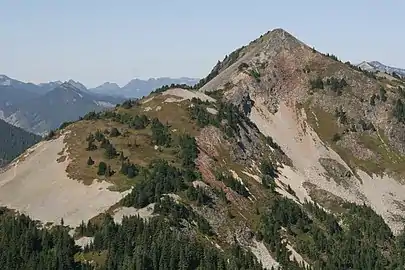 Southeast aspect, from Tinkham Peak