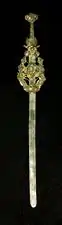 Qing dynasty hairpin, Silver gilt