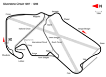 Silverstone Circuit in its 1998 configuration