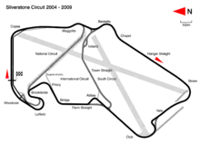 Silverstone Circuit in its 2004 configuration