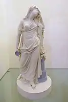 Attendee at a symposium, in biscuit porcelain including the Jasperware blue, 1784-1803