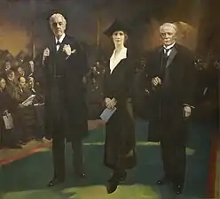 Introduction of Lady Astor as the First Woman MP (c. 1919)