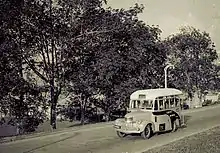 Local bus heading west on Ayer Rajah Rd - 1945