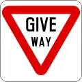 Give way