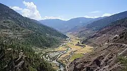 Aerial view of Sinja Valley