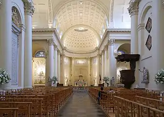 Interior of the nave and choir