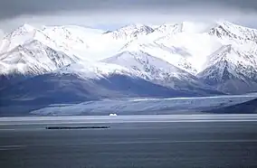 Girmilik Glacier in the southern Byam Martin Mountains