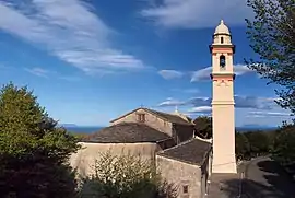 The church of Saint-Martin, in Sisco