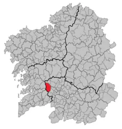 Location in Galicia