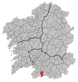 Location in Galicia