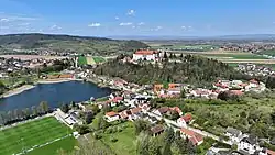 Aerial view of Sitzenberg