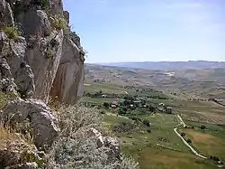 Landscape at Mussomeli.