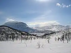 Sjurfjellet, February 2007