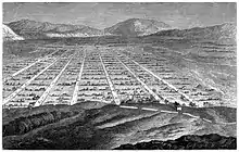 Image 10A sketch of Salt Lake City in 1860 (from Utah)