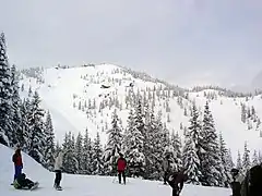 SkiBowl Peak in the Winter