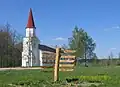 Lutheran church in Skujene village