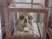 Skull of Mkwawa displayed at Kalenga