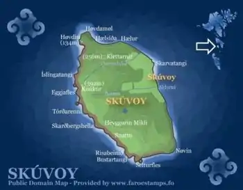 Map of Skúvoy