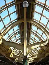 Skylight above SEPTA tracks 5 & 6