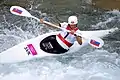Jana Dukátová in Women's K-1 semifinal