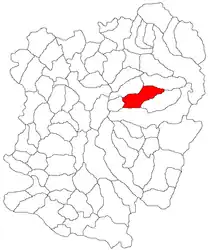 Location in Caraș-Severin County