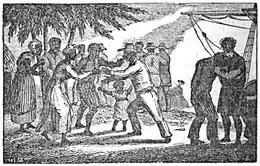 Image 8An 1835 illustration of liberated Africans arriving in Sierra Leone (from Sierra Leone)