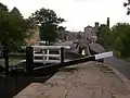 Canal lock in Slaithwaite