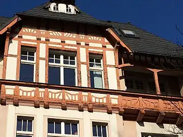 Timber framing detail