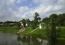 Piers on the Nemunas River in Smalininkai