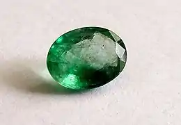 Colombian emerald. The country is the largest producer of emeralds in the world, and Brazil is one of the largest producers