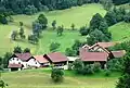 The hamlet of Kajndol in Smrečje