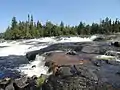 Snake Falls, on the east side of Keats Lake