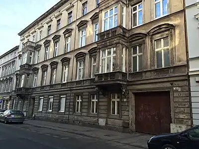 Main elevation on the street