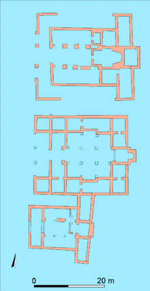 Ground plan of church