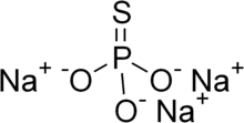 Molecular model of sodium monothiophosphate