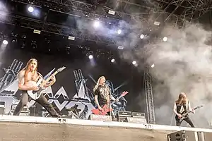 Sodom performing in 2018