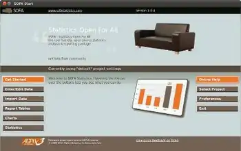 Screenshot of SOFA Statistics