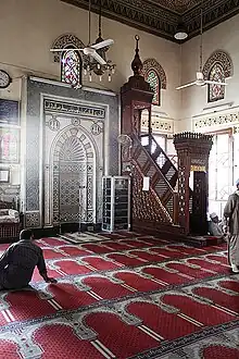 Mihrab and minbar of the Sidi Arif Mosque