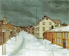 Storgaten Røros (Røros main street)  from 1903