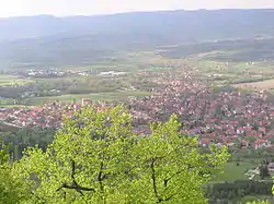 Panoramic view of Sokobanja