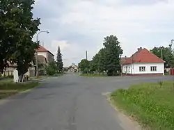 Main road in Sokoleč