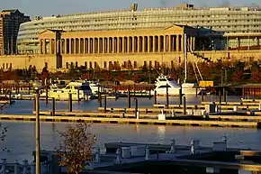 Soldier Field and Burnham Park Harbor