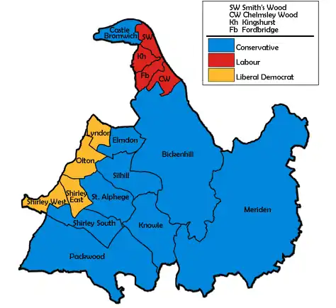 2003 results map