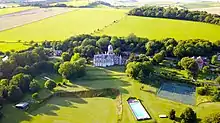 The parkland of Sompting Abbotts Preparatory School